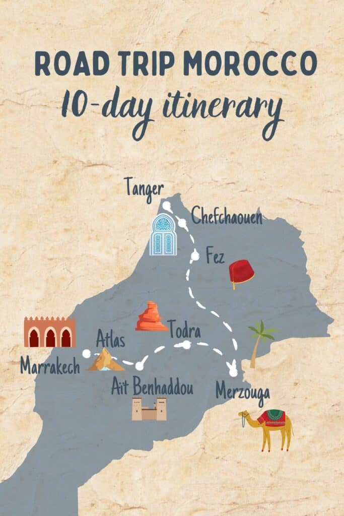 Morocco 10-Day itinerary: a Morocco travel guide Morocco 10 Day Itinerary 683x1024
