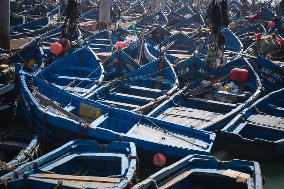 What to do in Essaouira: the medina, the beaches and Game of thrones Essaouira Blue boats harbour