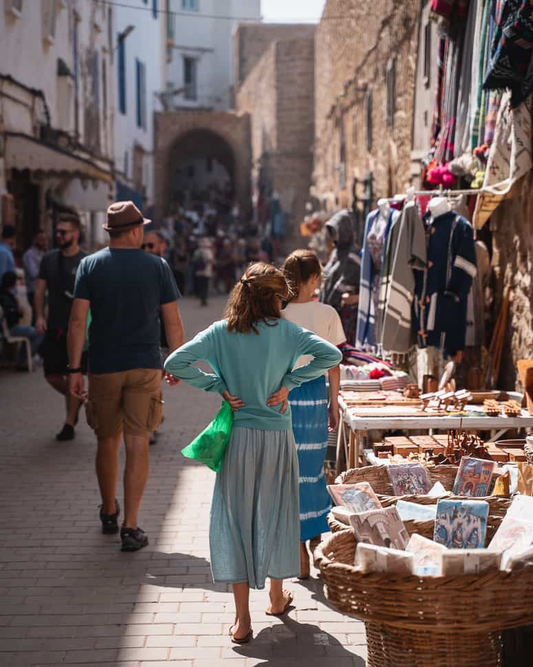 Shopping Souks Essaouira Morocco