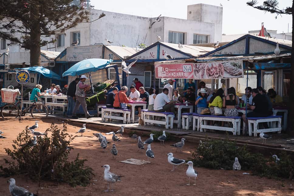 What to do in Essaouira: the medina, the beaches and Game of thrones Essaouira Fish Market food stall fish