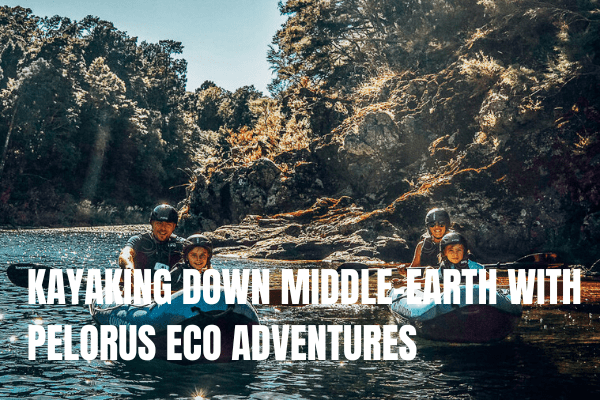 Things to do in Queenstown with kids Kayaking Down Middle Earth With Pelorus Eco Adventures