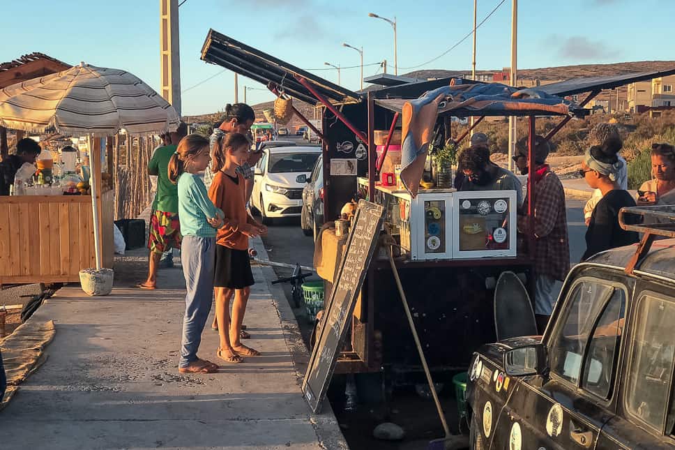 Imsouane Morocco: beaches, surfing and enjoyment Imsouane Street Food Stall