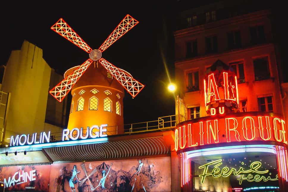 9 best arrondissements in Paris (also to stay) Moulin Rouge Montmartre nice neighbourhood Paris
