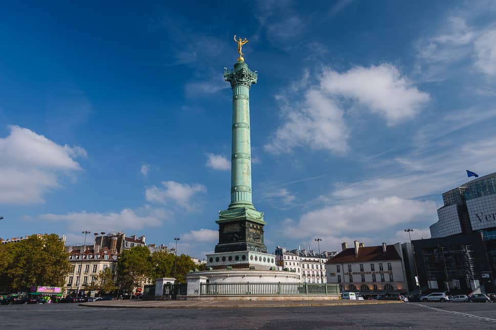 9 best arrondissements in Paris (also to stay) Place de la Bastille near Paris to stay