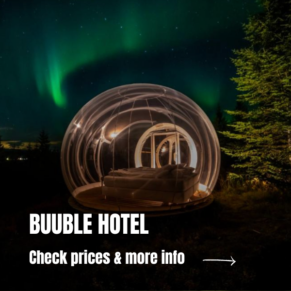 Unique accommodations in Iceland: 10 beautiful stays in Iceland Best places to stay in Iceland - Buuble Hotel