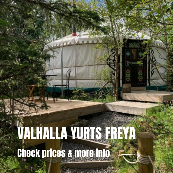 Unique accommodations in Iceland: 10 beautiful stays in Iceland Where to stay in Iceland - Valhalla Yurts Freya