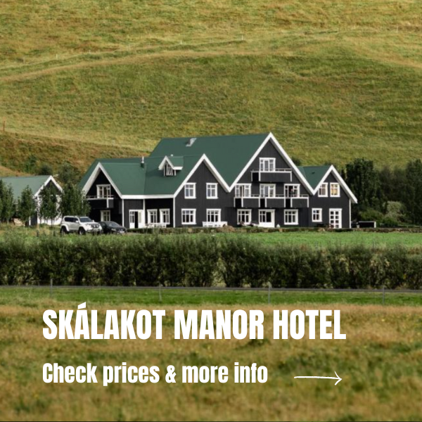 Unique accommodations in Iceland: 10 beautiful stays in Iceland Best places to stay - Skalakot Manor Hotel