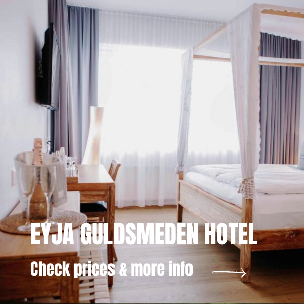Unique accommodations in Iceland: 10 beautiful stays in Iceland Best places to stay in Iceland - Eyja Guldmseden Hotel
