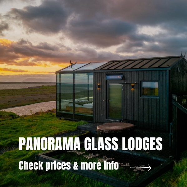 Unique accommodations in Iceland: 10 beautiful stays in Iceland Best place to stay in Iceland - Panorama Glass Lodge