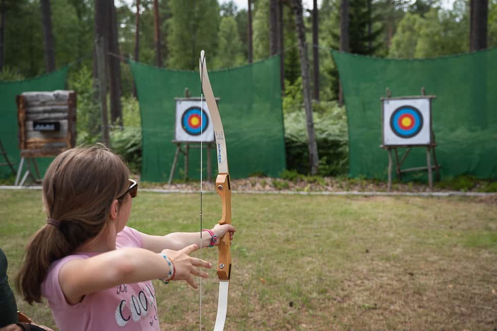 Archery children Sweden Nordic Woods