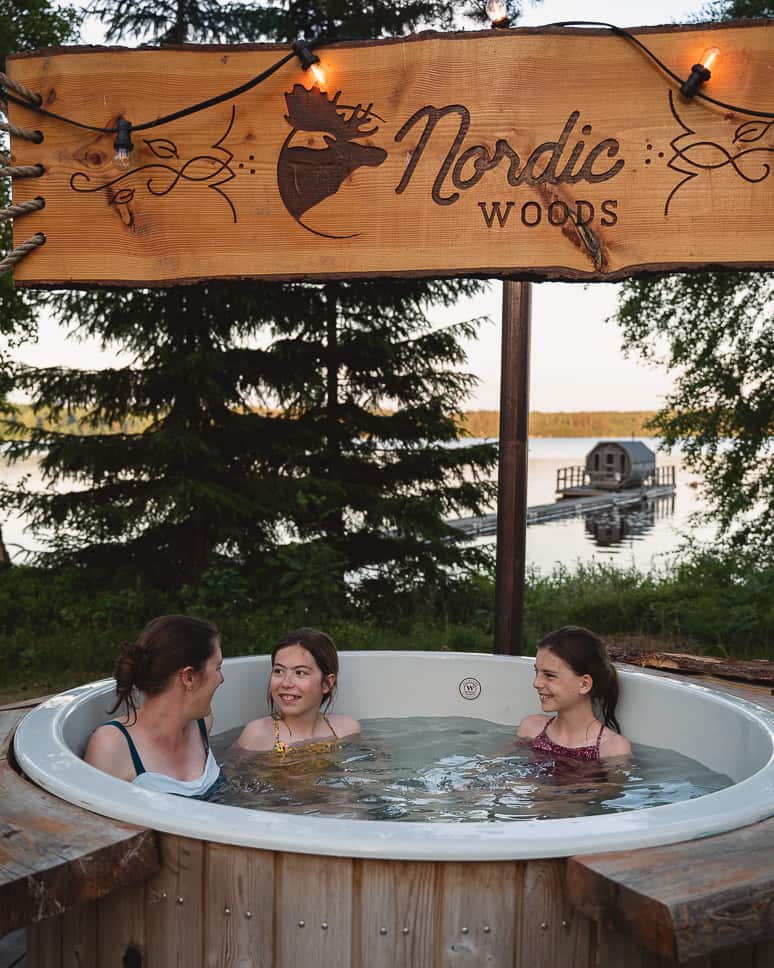 Nordic Woods Hot Tub Family Kids