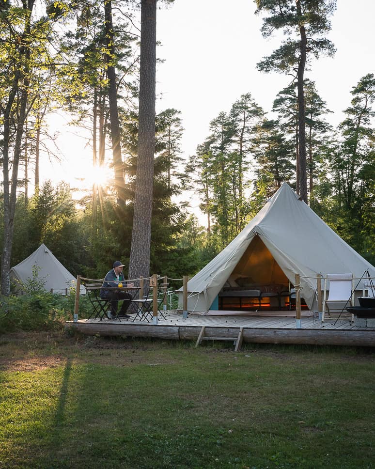 Glamping Sweden Nordic Woods Tipi