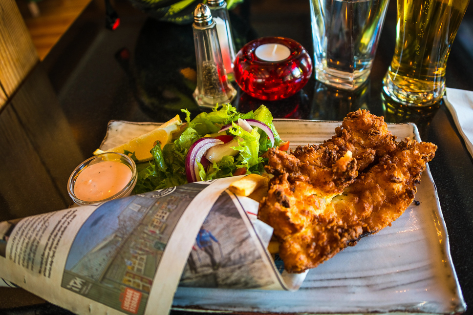 The best things to do in Reykjavik, Iceland + TIPS fish and chips in a restaurant in reykjavik