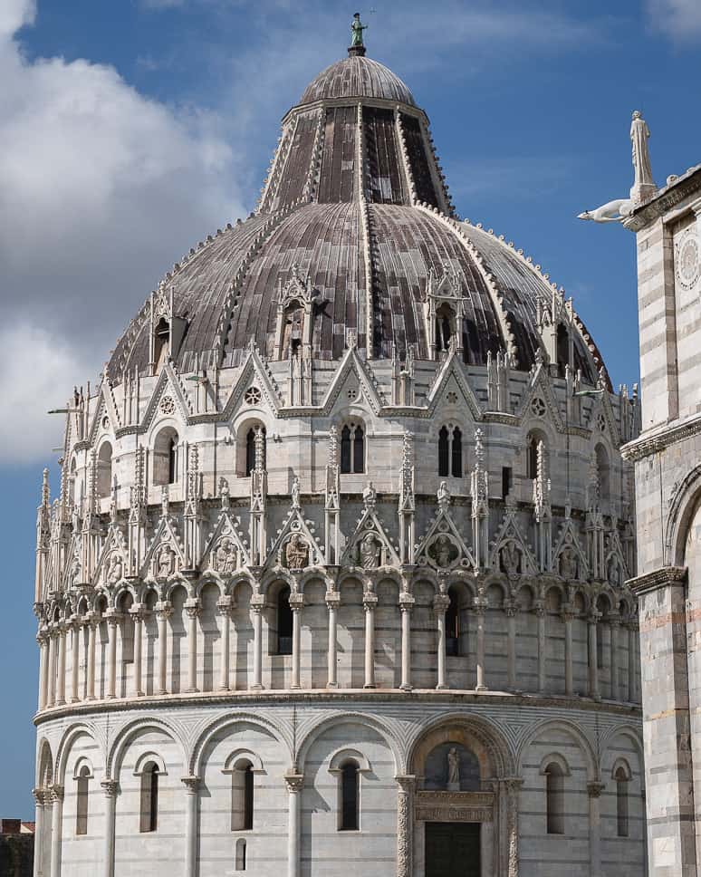 Bezienswaardigheden Pisa: top attracties en tips Bezienswaardigheden Pisa Doopkapel San Giovanni