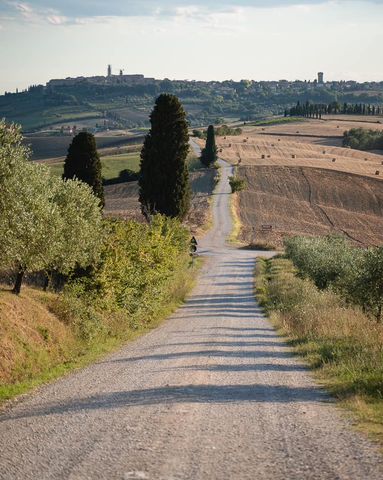 Tuscany itinerary Val d'Orcia Pienza