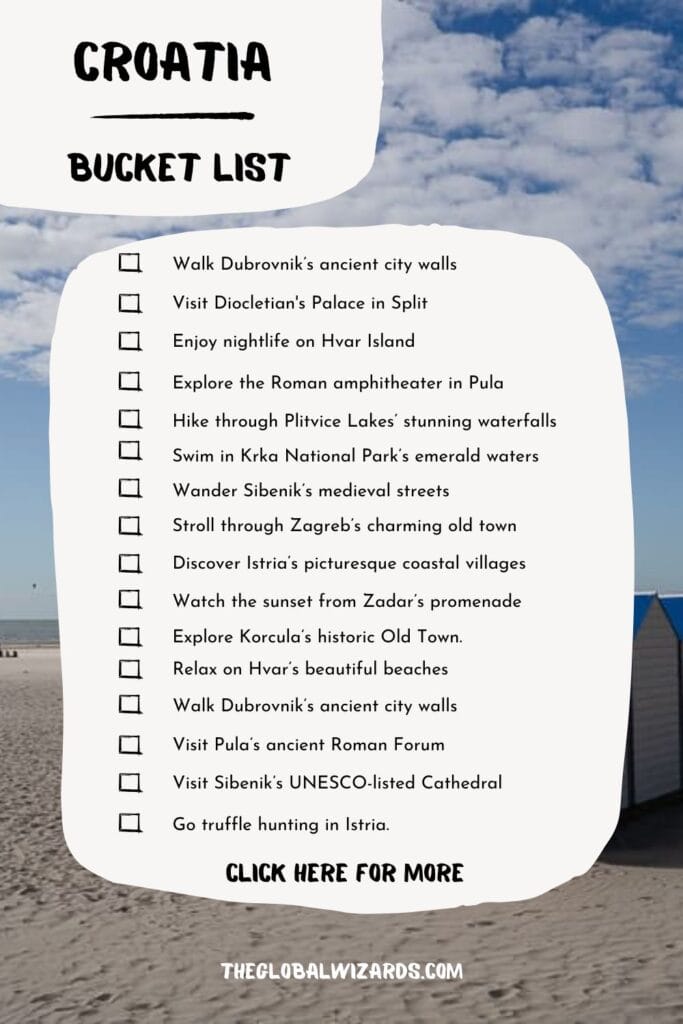 7 day Croatia itinerary: Discover Croatia in a week Croatia Bucketlist Best Things To Do 683x1024