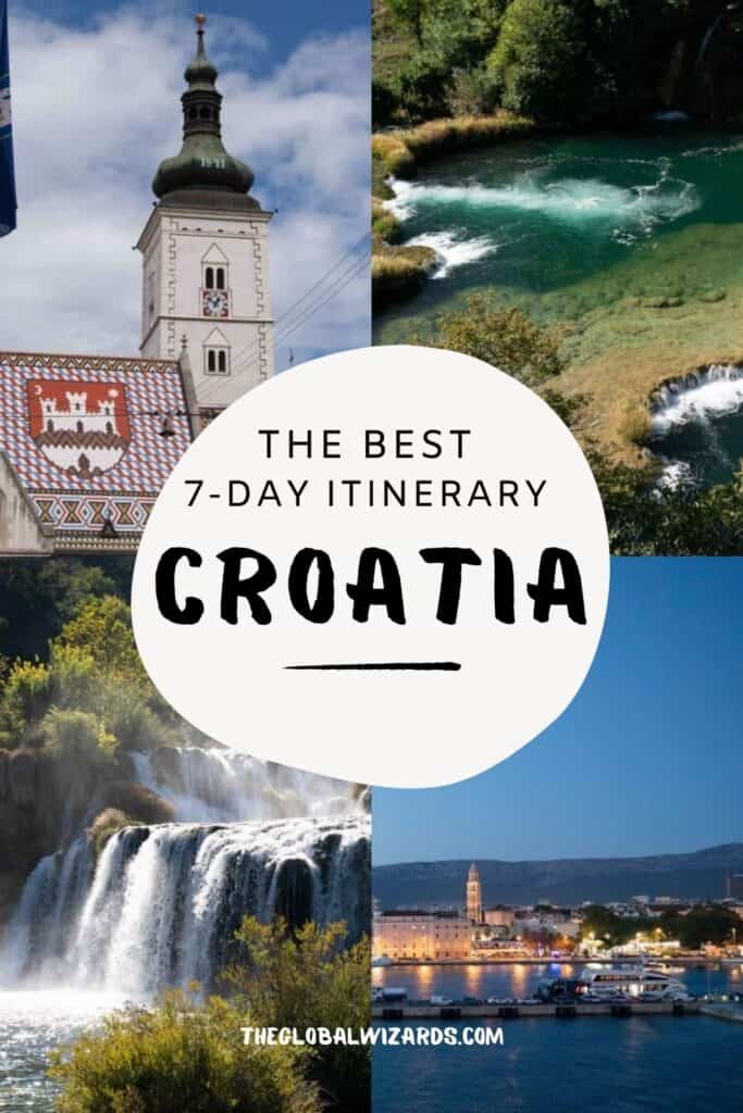 7 day Croatia itinerary: Discover Croatia in a week The Best 7 Day Itinerary For Croatia 683x1024