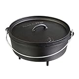Best dutch oven for camping: 2024 review Camp Chef Classic Dutch Oven, True Seasoned Finish Cast Iron, 12" Dutch Oven