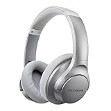 Soundcore Anker Life Q20 Hybrid Active Noise Cancelling Headphones, Wireless Over Ear Bluetooth Headphones, 60H Playtime, Hi-Res Audio, Deep Bass, Memory Foam Ear Cups, for Travel, Home Office
