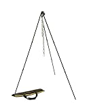 Best dutch oven for camping: 2024 review Lodge ATP2 Adjustable Camp Tripod, 40 to 60-Inch Tall, Black