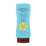 30 Gifts for beach lovers Hawaiian Tropic Everyday Active Lotion Sunscreen SPF 50, 8oz | Sunblock, Broad Spectrum & Oxybenzone Free Sunscreen, Water Resistant