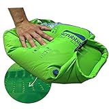 Scrubba Portable Wash Bag – Foldable Hand Washing Machine for Hotel and Travel – Light and Small Eco-friendly Camping Laundry Bag for Washing Clothes Anywhere Green Green 6.3" x 2.4" x 2.4"