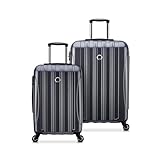 DELSEY Paris Helium Aero Hardside Expandable Luggage with Spinner Wheels, Titanium, 2-Piece Set (21/25)
