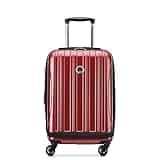 DELSEY Paris Helium Aero Hardside Expandable Luggage with Spinner Wheels, Brick Red, Carry-On 19 Inch