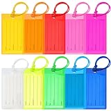 30+ travel gifts for kids that they will love Sodsay 10 Pack Luggage Tags Suitcases PVC Travel Bag & Baggage ID Label Tags Travel Essentials (10 Pack Mixed Colors)