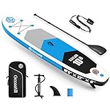 Goosehill Inflatable Stand Up Paddle Board, Reinforced Double Layer All-Around Paddleboard for All Skill Level, Ultra Light, Stable and Reliable with Premium SUP Package