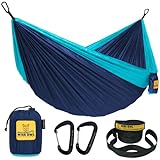 30 Gifts for beach lovers Wise Owl Outfitters Camping Hammock - Camping Essentials, Portable Hammock w/Tree Straps, Single or Double Hammock for Outside, Hiking, and Travel