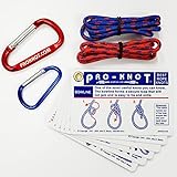 Camping gifts for kids: 50+ fun camping gift ideas for kids Knot Tying Kit | Pro-Knot Best Rope Knot Cards, two practice cords and a carabiner