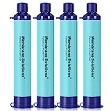 Camping gifts for kids: 50+ fun camping gift ideas for kids Membrane Solutions Portable Water Filter Straw Filtration Straw Purifier Survival Gear for Hiking, Camping, Travel, and Emergency, Blue, 4 pack