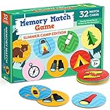 Camping gifts for kids: 50+ fun camping gift ideas for kids 32pc Memory Card Matching Game for Kids - Summer Camp Concentration Games for Preschoolers Ages 3-5 - Boys and Girls