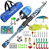 Camping gifts for kids: 50+ fun camping gift ideas for kids ODDSPRO Kids Fishing Pole - Kids Fishing Starter Kit - with Tackle Box, Reel, Practice Plug, Beginner's Guide and Travel Bag for Boys, Girls