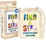 Camping gifts for kids: 50+ fun camping gift ideas for kids Hapinest Find and Seek Scavenger Hunt Outdoor Indoor Card Game for Kids
