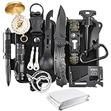 Camping gifts for kids: 50+ fun camping gift ideas for kids Survival kits 17 in 1, Emergency Survival Gear and Equipment, Cool Gadgets for Men Camping Fishing Hunting Outdoor