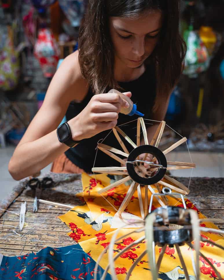 Wat te doen in Hoi An workshop lampion maken