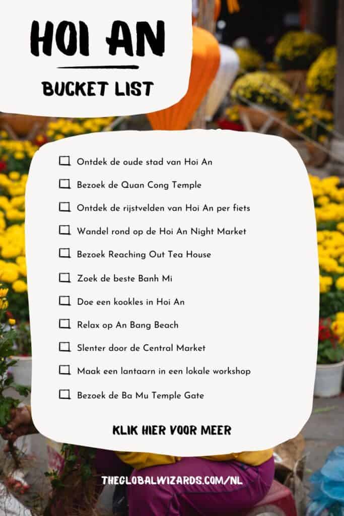 Vietnam Hoi An Bucket List ervaringen