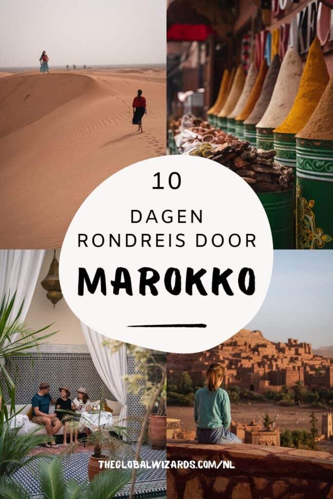 Rondreis Marokko: 10 dagen reisroute 10 dagen rondreis road trip Marokko