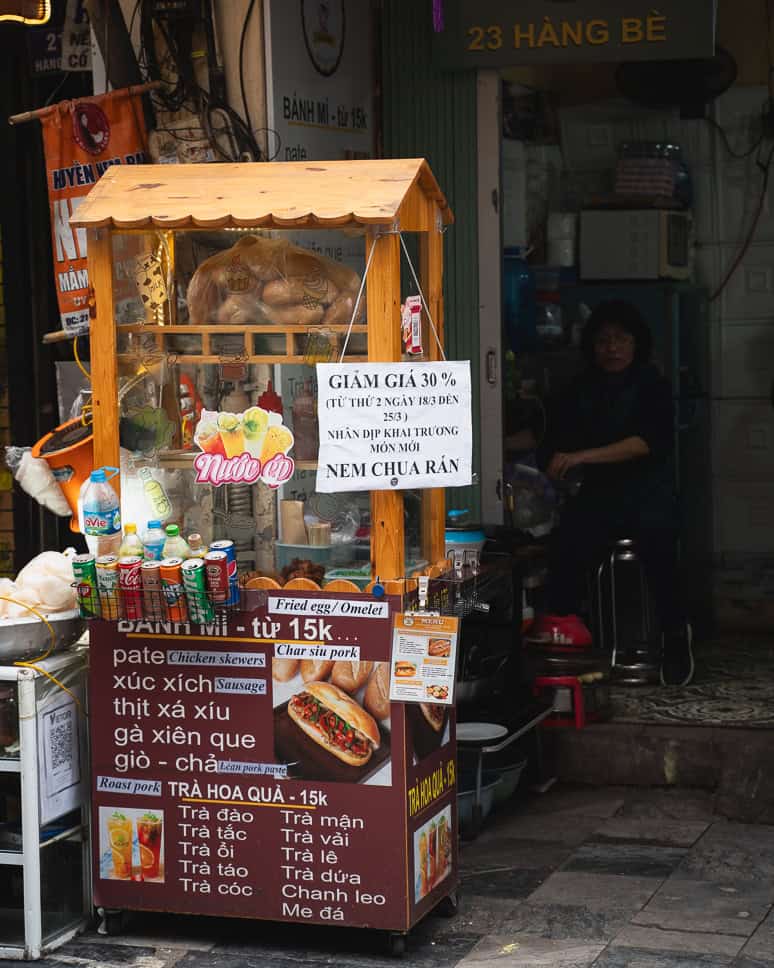 Hanoi bezienswaardigheden: Wat te doen in Hanoi (+ 3 dagen reisroute) Wat te doen in Hanoi - street food