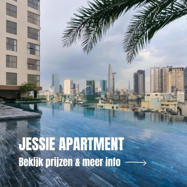 Rondreis Vietnam: De ultieme reisroute voor 3 weken Vietnam + tips Hotel Ho Chi Minh Jessie Apartment