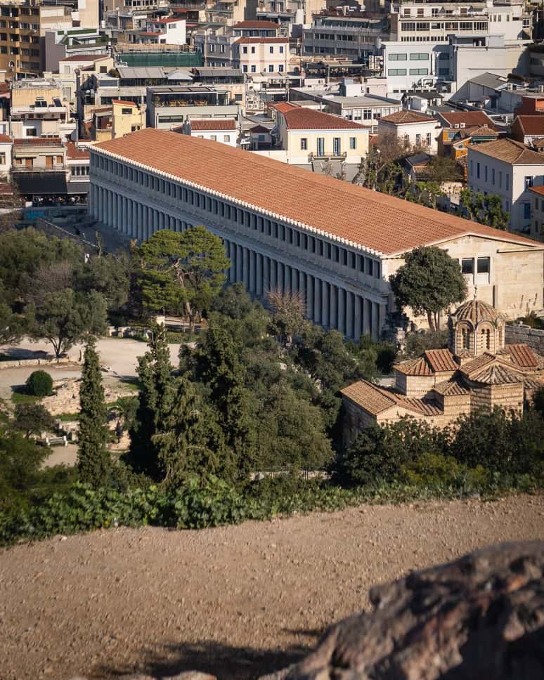 Discover what to do in Athens + the nicest neighborhoods Ancient Agora Athens sights