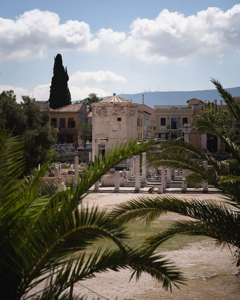 Discover what to do in Athens + the nicest neighborhoods Athens city trip Roman agora
