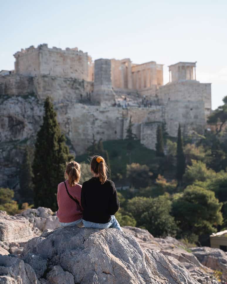 Discover what to do in Athens + the nicest neighborhoods Viewpoint Sunset Athens