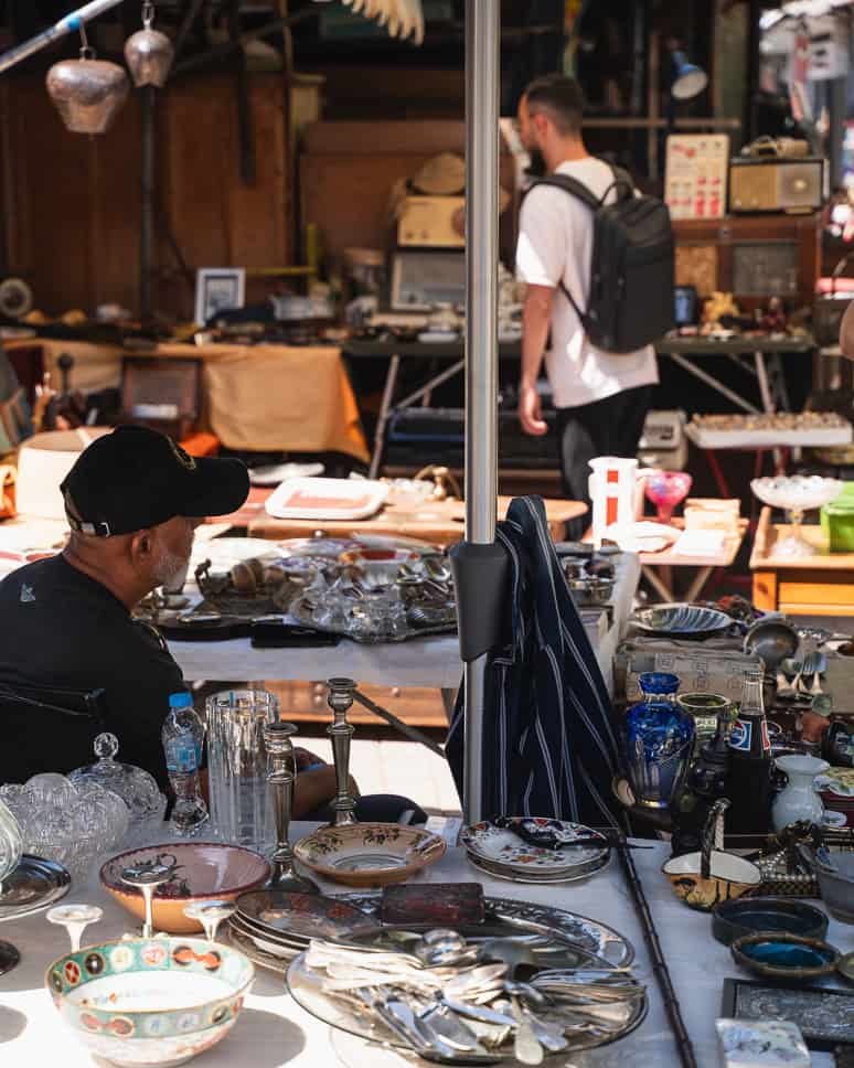 Discover what to do in Athens + the nicest neighborhoods Athens Flea Market Secondhand Shopping