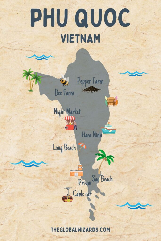 11x Wat te doen in Phu Quoc, het meest tropische eiland van Vietnam Wat Te Doen Op Phu Quoc Map 683x1024