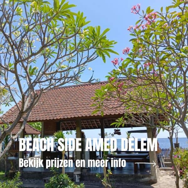 14x Wat te doen in Amed in Bali: heerlijk snorkelen en zwarte lavastranden Hotel Amed Lipah Beach