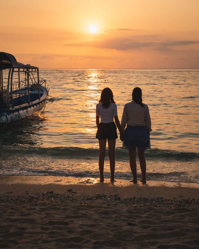 Wat te doen op Nusa Lembongan en Nusa Ceningan: onze beste tips Zonsondergang Jungutbatu Beach Nusa lembongan Te doen