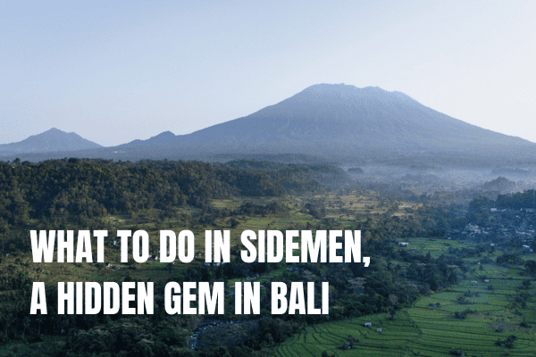 Wat Te Doen In Sidemen Bali